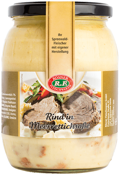 Rind in Meerrettichsoße